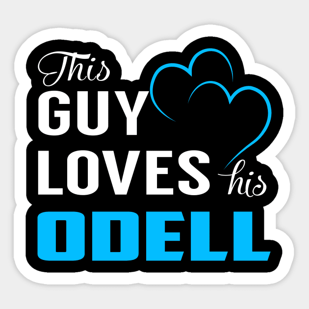 This Guy Loves His ODELL Sticker by LorisStraubenf